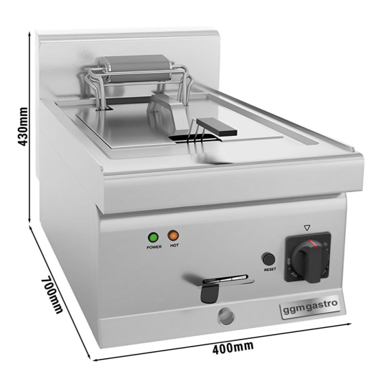 Электрическая фритюрница - 10 л - 9 кВт - EFK400-EN — изображение 3